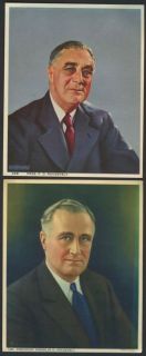 Super Orig 1933 1942 Prints Franklin D Roosevelt FDR