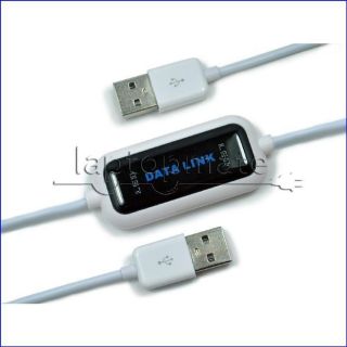 USB File Data Transfer Cable for PC Windows 7 Vista XP Compatible