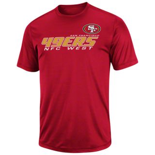 San Francisco 49ers Red Short Yardage IV Performance T Shirt