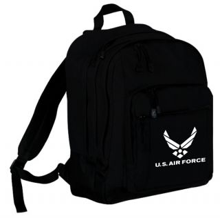 printed u s air force logo backpack