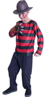 Boys Freddy Kruger Halloween Nightmare on Elm Street Fancy Dress