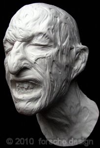 Freddy Krueger Make Up Robert Englund Life Mask Nightmare on Elm