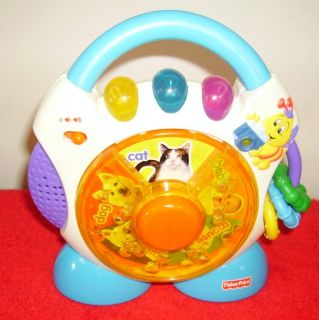 Fisher Price Nursery Rhymes CD Player Bee Picture Taker Animals