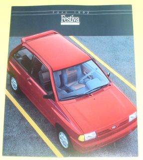 1992 Ford Festiva Automobile Sales Brochure Nice See