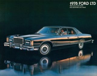  1978 Ford 12 Page Brochure Nice