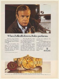 1990 Franco Zeffirelli Rolex Day Date Oyster Perpetual Gold Watch