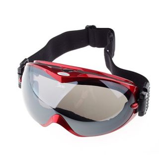  Anti Fog Dual Lens Winter Sport Ski Snowboard Goggles Red Frame