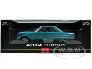 diecast car model of 1963 Ford Falcon Hard Top Ming Green die cast car