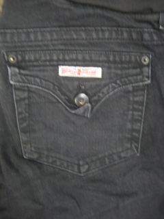 Hudson Maternity Jeans Stretch Signature Triangle Pocket Bootcut Black