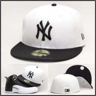 New Era New York Yankees Custom Fitted Hat for Air Jordan Retro 12 XII
