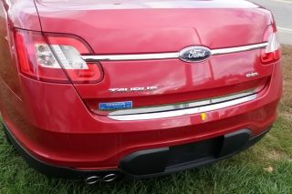 New 10 12 Ford Taurus Rear Bumper Cap Mirror Polished Car Chrome Trim