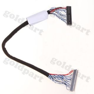 1pc 25cm Fix 30P S8 30 Hole Forward LVDS Cable for LCD Controller