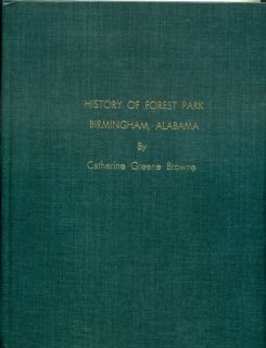 1992 Book Forest Park Neighborhood Birmingham Alabama