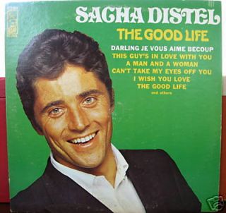 Sacha Distel Good Life Kapp U s French Pop LP NM