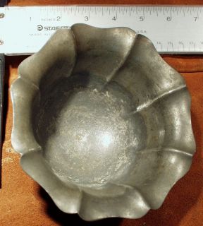 Pewter Dish Fluted 8 Flagg Homan Pre 1941