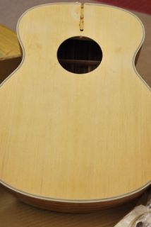 RAS UNFINISHED ZEBRANO ACOUSTIC GUITAR BUILDER KIT   DIY PROJECT