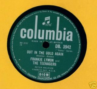 Frankie Lymon 78 RPM LP 10 Cold Again Miracle Rain