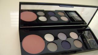 Estee Lauder Blush Fresh Plum Eye Shadow Compact with 6 colors 4 Blue
