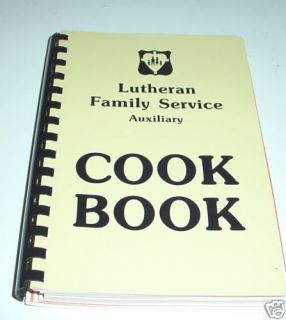 Lutheran Family Service Cookbook Fort Dodge Iowa