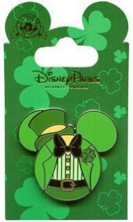 Disney St Patricks Day 2012 Pin Mickey Mouse Icon DLR