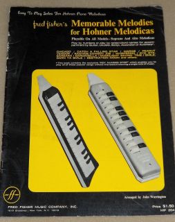 HOHNER MELODICAS FRED FISHERS MEMORABLE MELODIES VINTAGE MELODICA