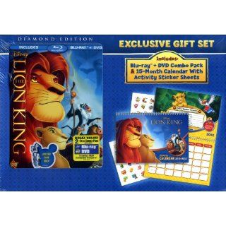 Lion King Blu Ray DVD 2011 2 Disc Set Diamond Edition Calendar Gift