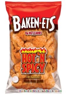 Bag Baken ETS Hot N Spicy Fried Pork Skins Frito Lay