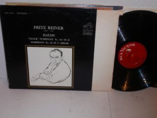 Fritz Reiner Haydn Clock Symphony LP RCA LSC 2742 Vinyl Record Album