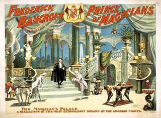 Frederick Bancroft prince of magicians   Theatrical and Magic Posters