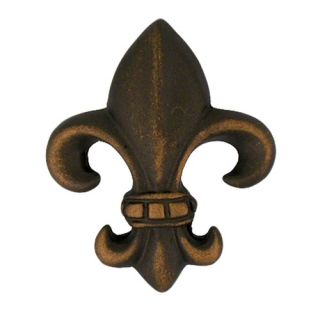 Anne at Home Fleur de Lis Med Knob in Distressed Rubbed Bronze 561 3