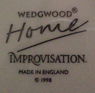 Wedgwood Improvisation Green 10 3 4 Dinner Plates Mint