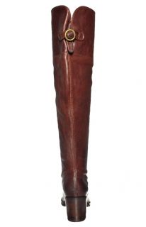 Frye Womens Boots Lucinda Slouch Dark Brown Leather 76965 Sz 8 M