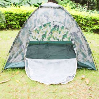 Folding Tent 2 Person Four Seasons Fiberglass Outdoor Camping Digital