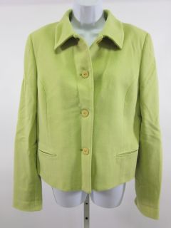 you are bidding on a ann freedberg green button jacket blazer in a