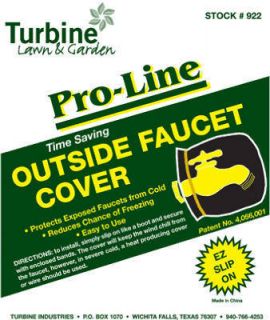 Pro Line Outside Faucet Cover   Outdoor Foam Freeze Protector