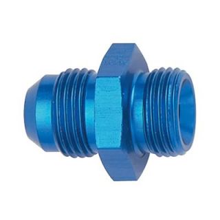 Fragola Fitting Straight AN Flare to Metric Blue  10 AN to 12mm x 1.5
