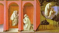  maurus to the rescue of saint placidus by fra filippo lippi 1445 a d