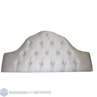  Furniture Tufted Silk Like Upholstered High Arch Full/Queen Headboard
