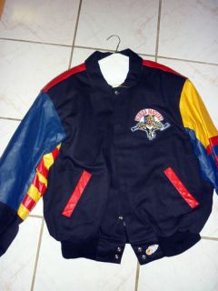 Florida Panthers Leather and Canvas JacketBrand New 