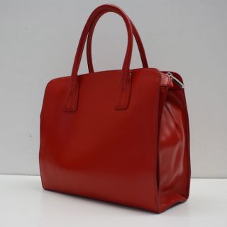 Furla Red Genuine Leather Handbag