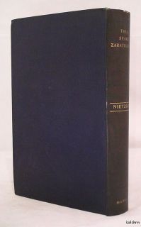 Thus Spake Zarathustra Nietzsche Limited 1st Edition