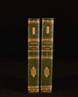 1879 2vol Petites Meditations Alfred Gilly Daily Meditiations Scarce