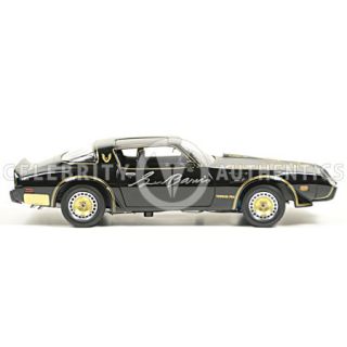 Burt Reynolds George Barris Autographed Smokey and The Bandit Die Cast