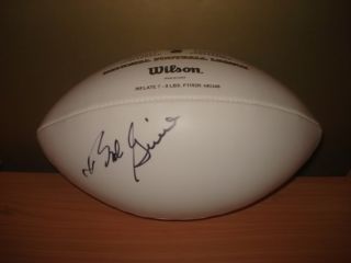 Bob Griese Autographed Wilson NFL Duke Football Auto