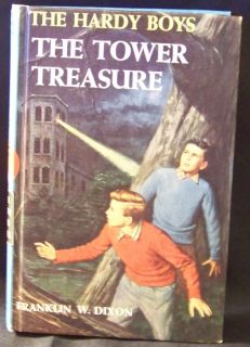 Hardcover Book The Hardy Boys TOWER TREASURE Franklin Dixon Hard Cover