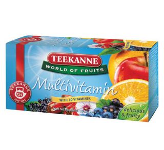 Teekanne Multivitamin Fruit Flavored Tea 60g 2 1oz with 10 Vitamins 20