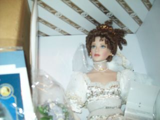 Franklin Mint Natalia Faberge Spring Bride Porcelain Doll