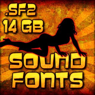 14GB SOUNDFONTS Drum Kit FRUITY LOOPS SF2 samples Hip Hop Piano Violin