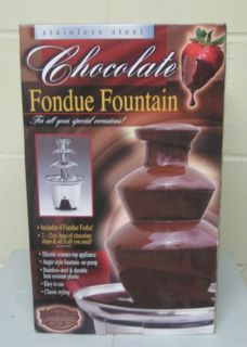  Box Nastalgia Chocolate Fondue Fountain Christmas Gift Or Party Item