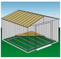 Floor Frame Kit for Temp Sheds Buildings 10x12 or 10 x 14